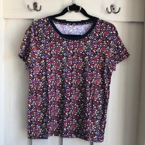 J Crew Floral tshirt